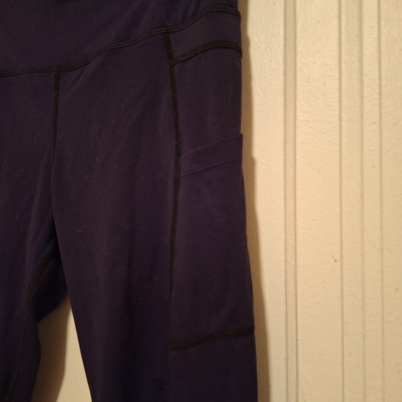 Black leggings size S, with a large pocket on each side - Picture 4 of 4